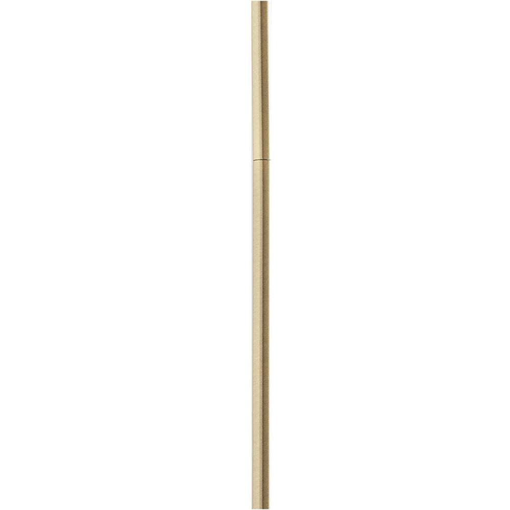 Modern Beaded Chandelier – 2-Light, Antique Brass Finish, White Bead Accent, Adjustable Height
