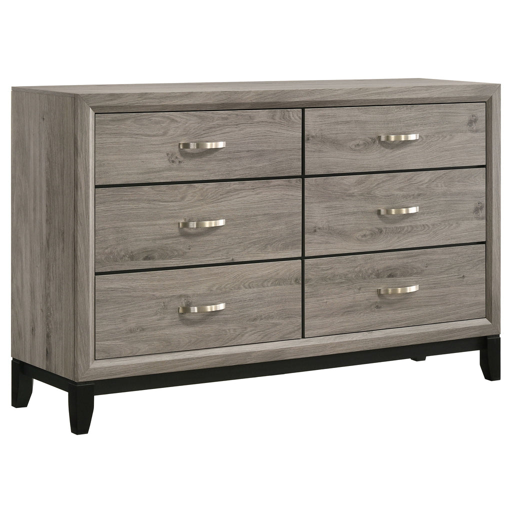 Valen Four-piece Full Bedroom Set Light Taupe