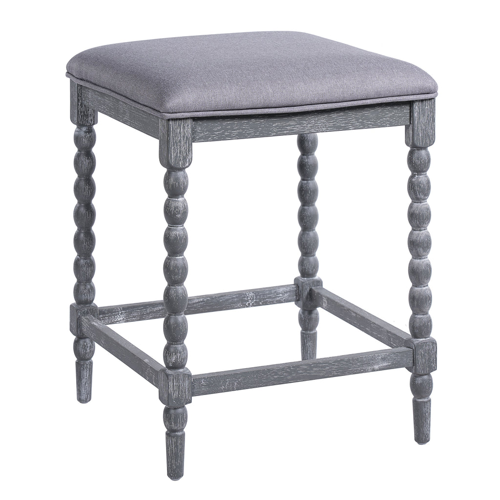 26" Counter Stools Set of 4 with Upholstered Seat