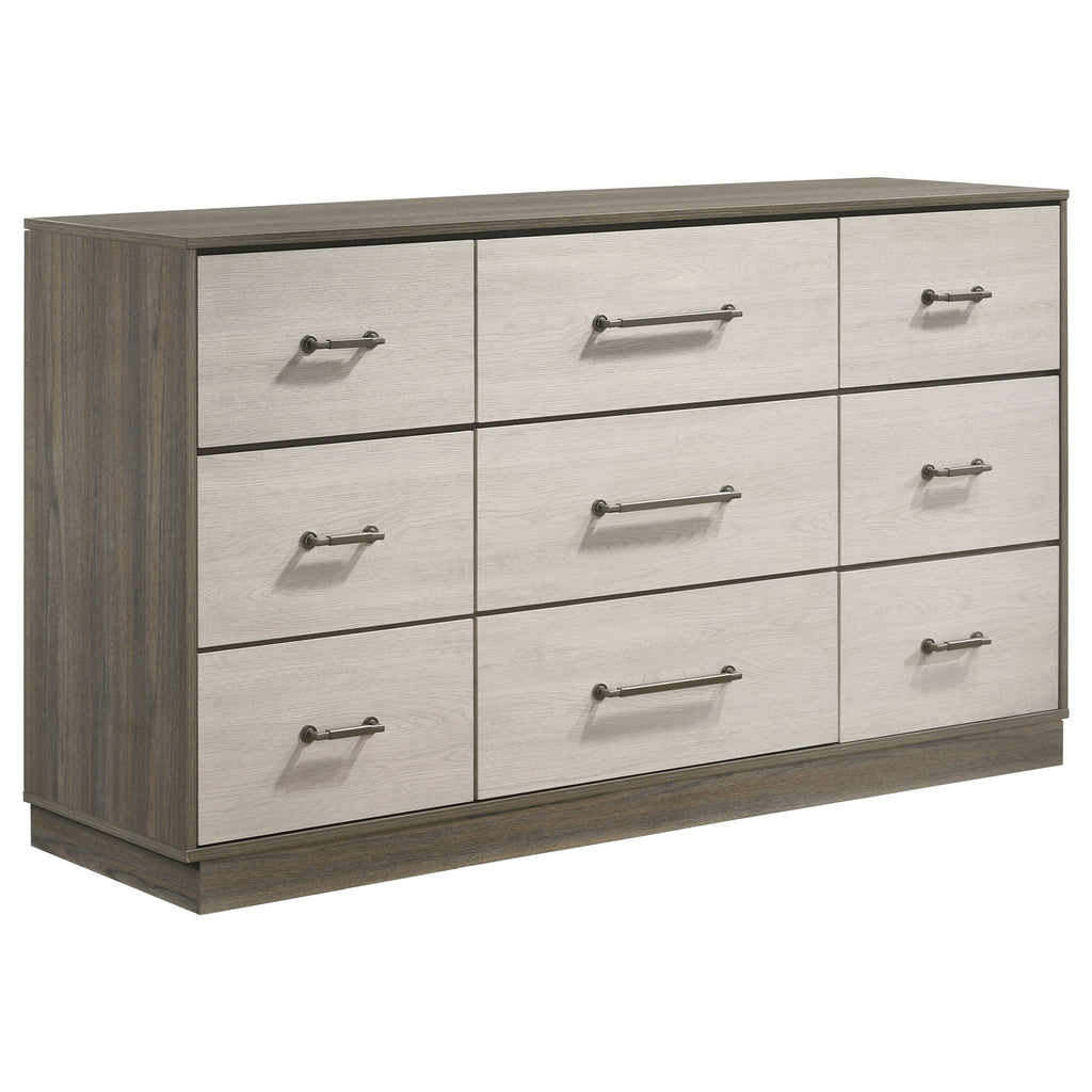 Fenwick 4-piece Eastern King Bedroom Set Grey Oak