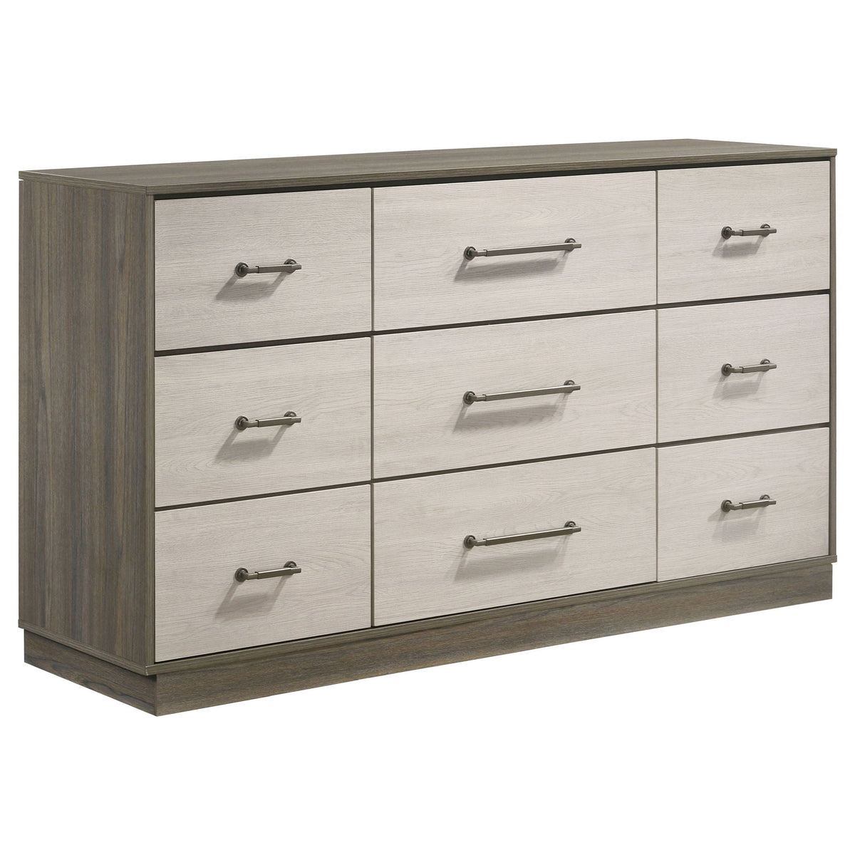 Fenwick 4-piece Eastern King Bedroom Set Grey Oak