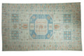 7x11.5 Vintage Distressed Oushak Carpet