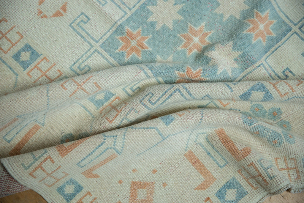 7x11.5 Vintage Distressed Oushak Carpet
