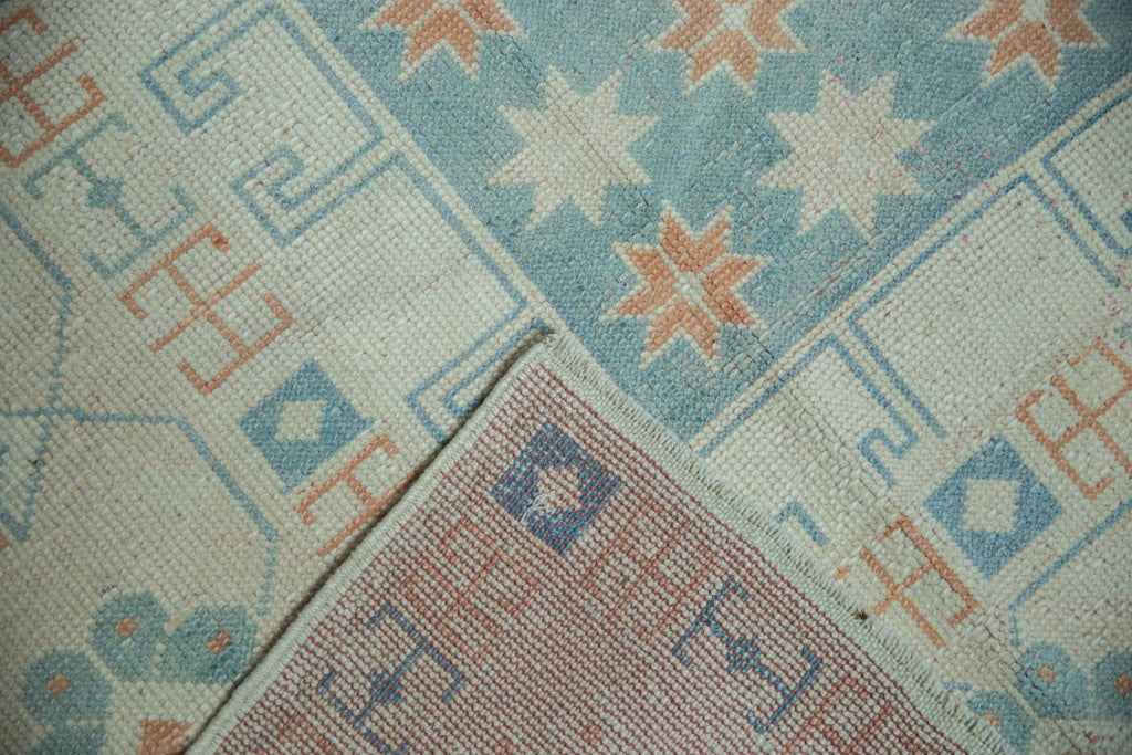 7x11.5 Vintage Distressed Oushak Carpet