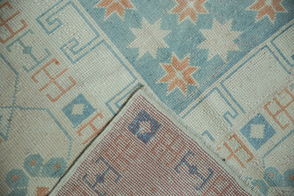 7x11.5 Vintage Distressed Oushak Carpet