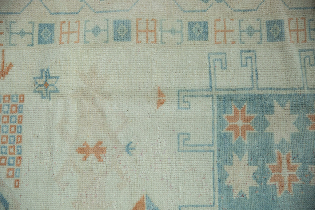 7x11.5 Vintage Distressed Oushak Carpet