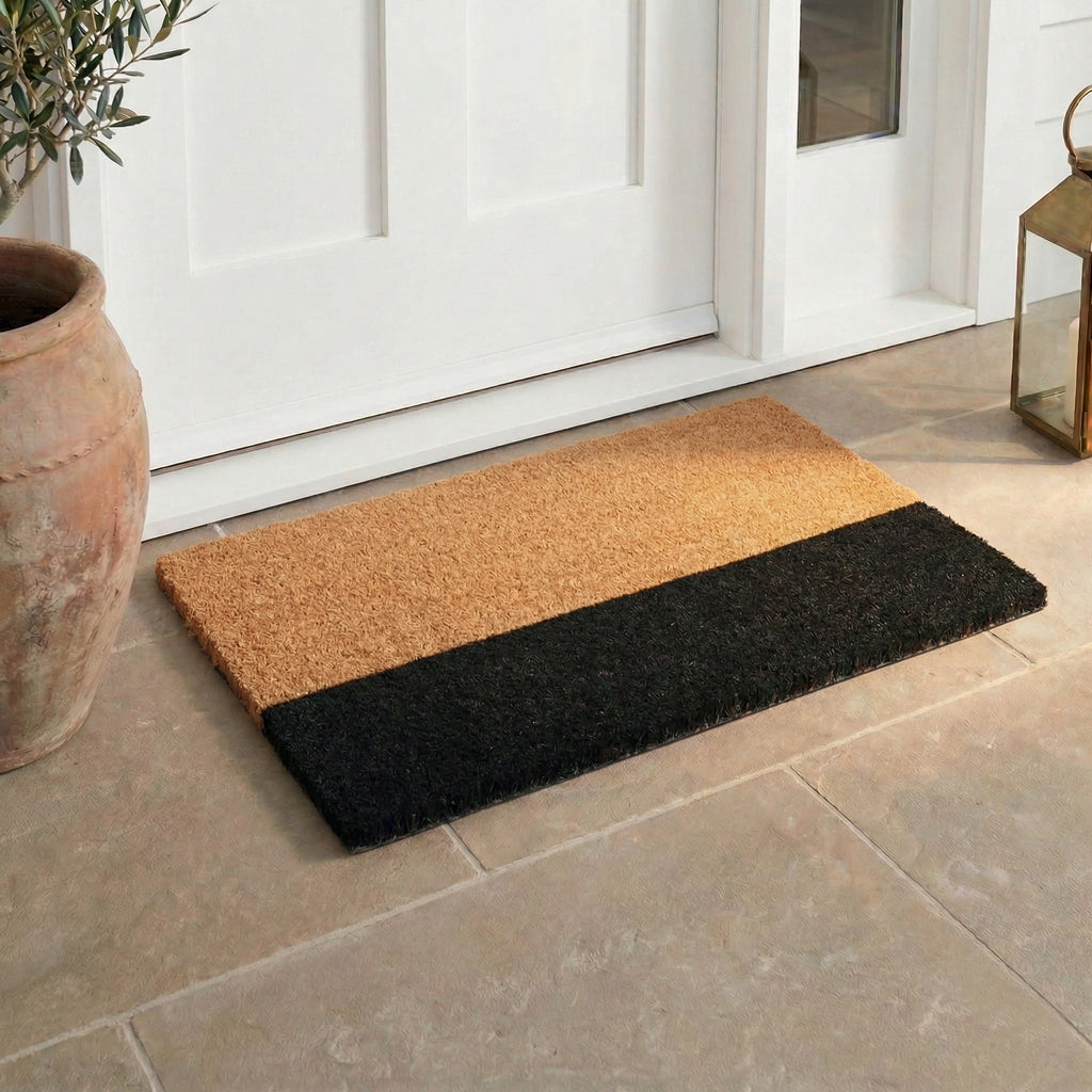 Black Belt Coir Doormat