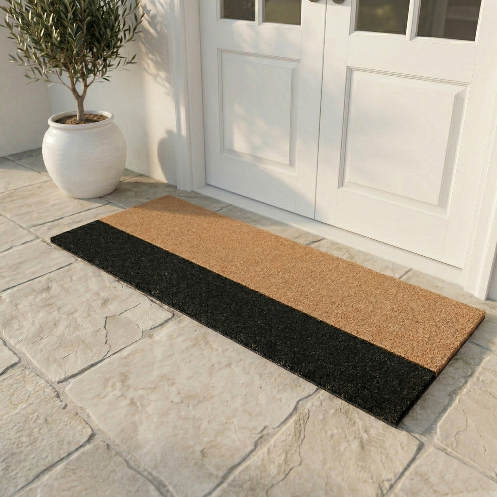 Black Belt Coir Doormat