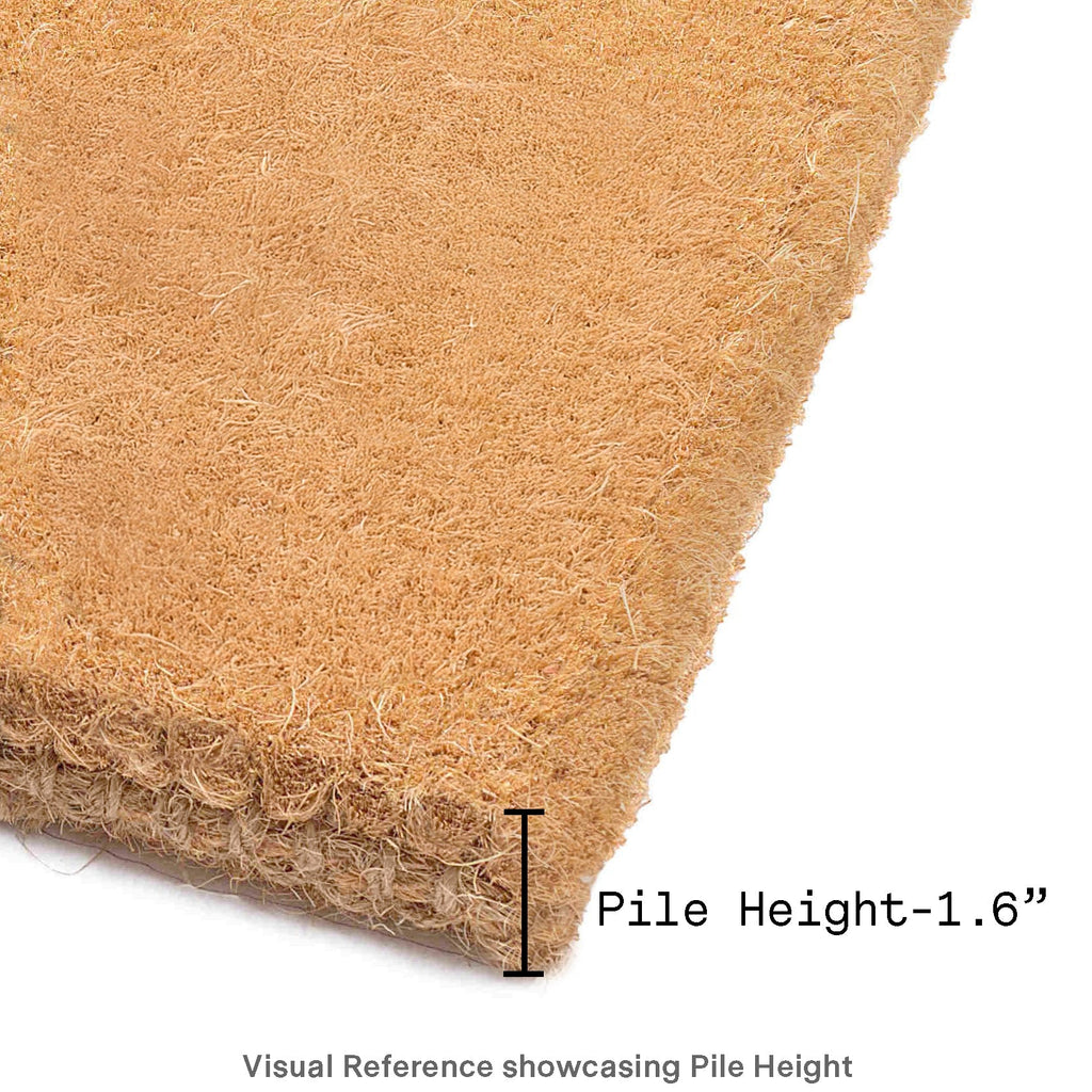 Black Belt Coir Doormat