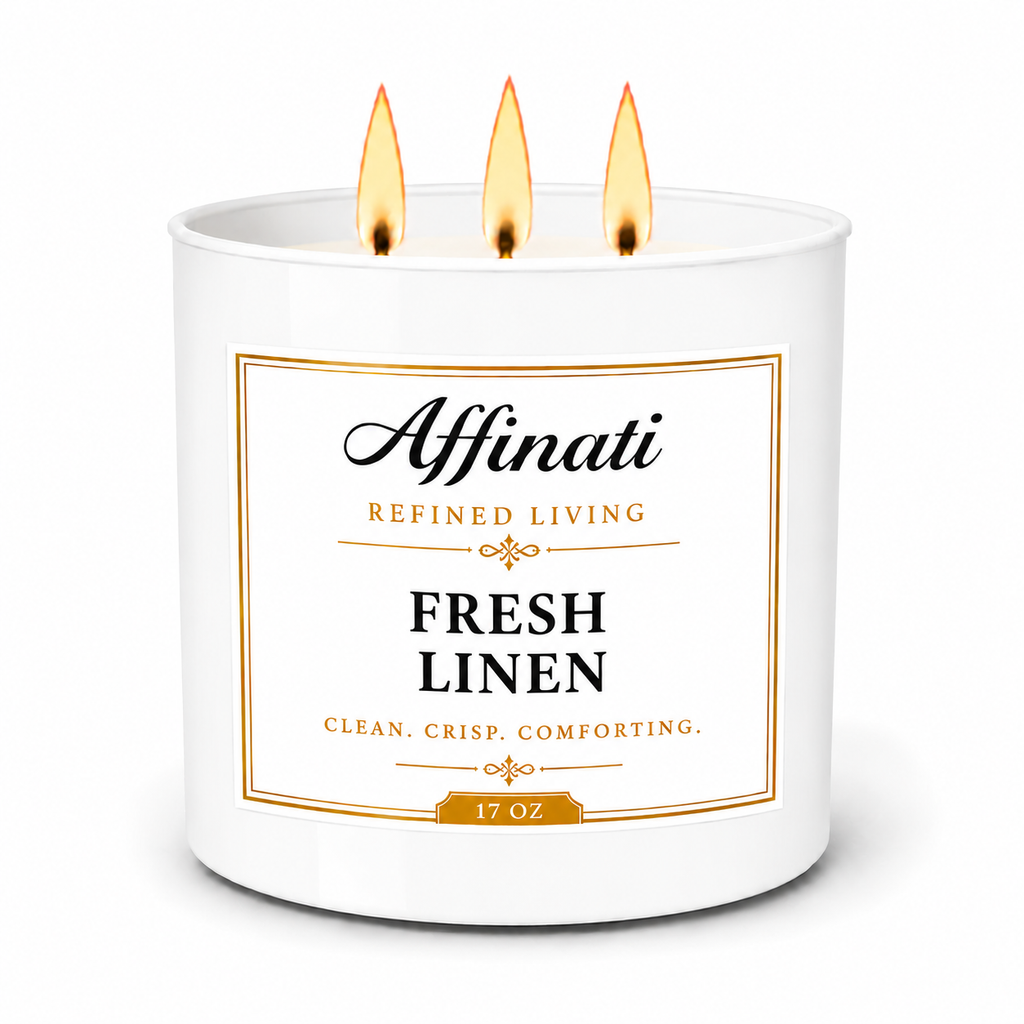 Fresh Linen 3-Wick Candle