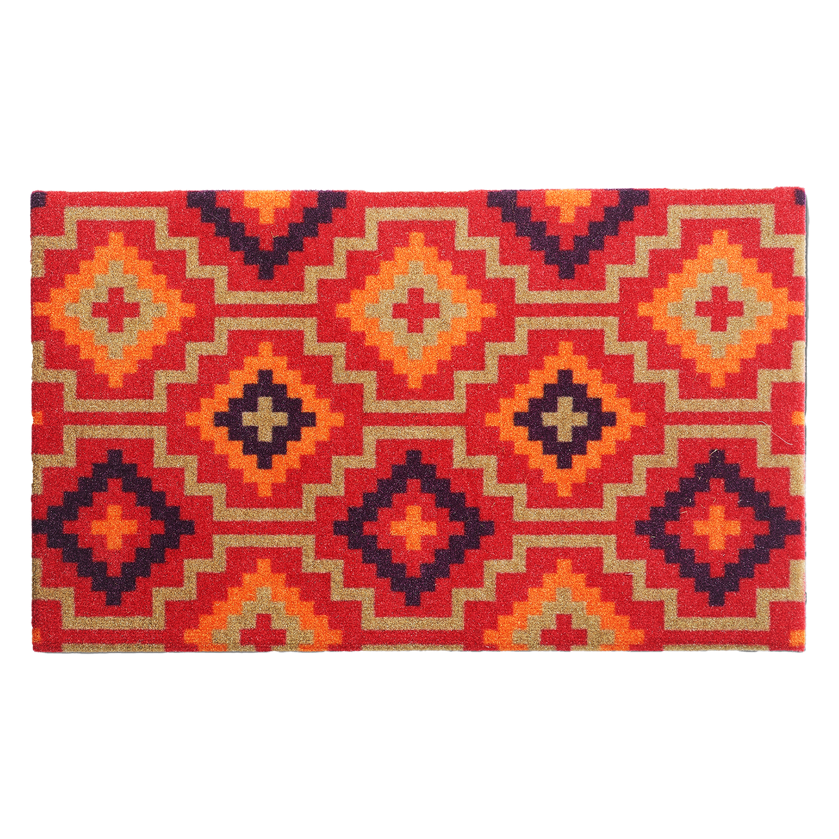 Lhasa Kilim - Red Coir Doormat