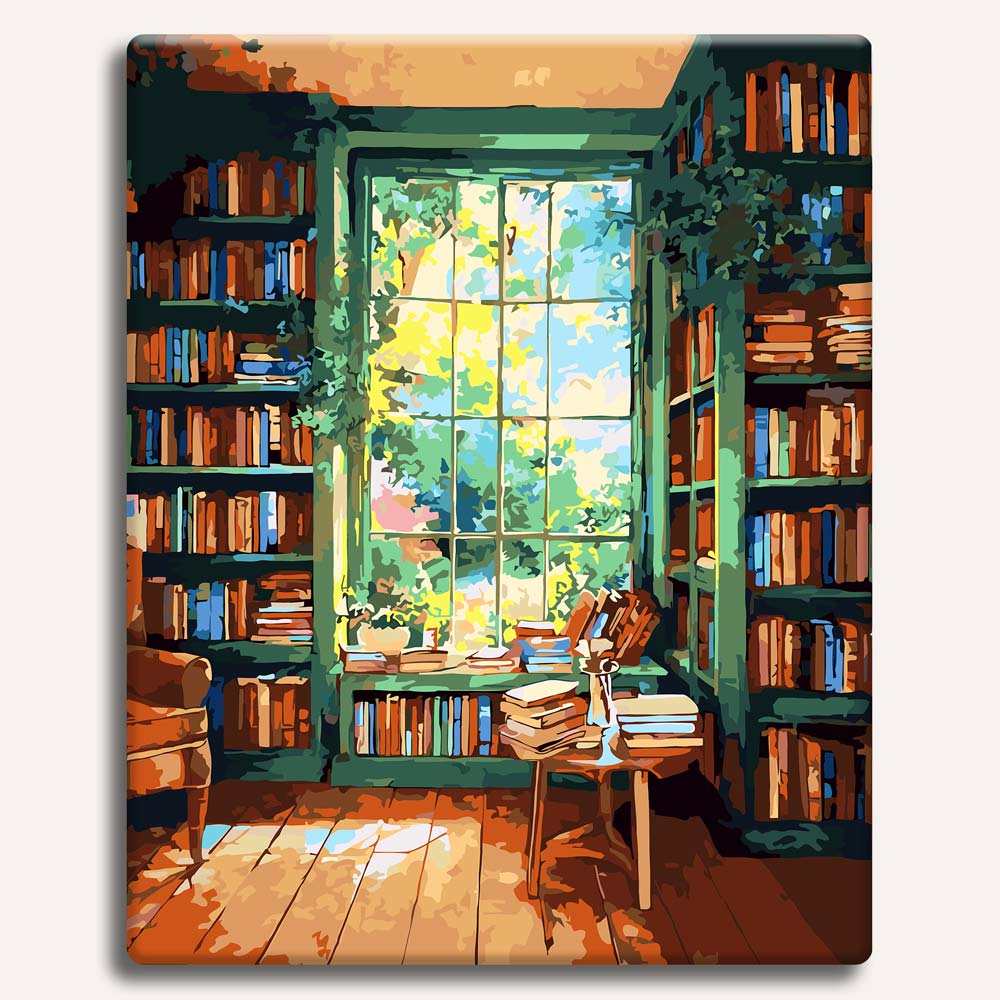 Library Love - Paint By Numbers Kit