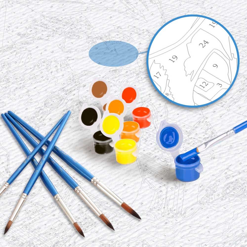 Ginko Leave Art  - Paint By Numbers Kit