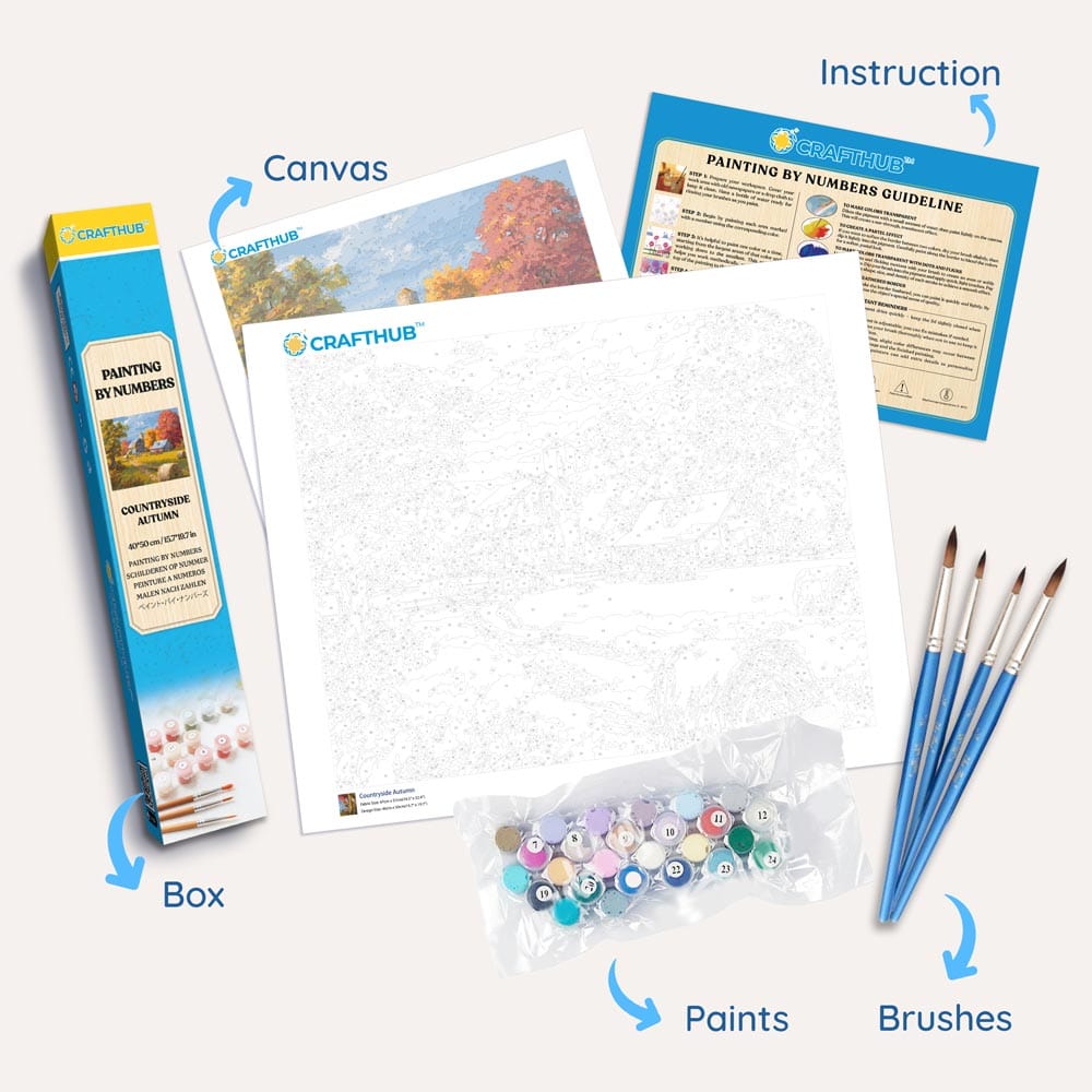 Ginko Leave Art  - Paint By Numbers Kit