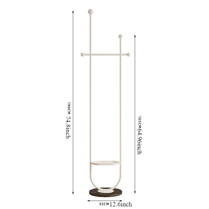 Stand Portable Clothes Rack Bedroom Floor Holder Clothes Hanger Hat Rack Home Modern Perchero De Pie Clothing Store Furniture