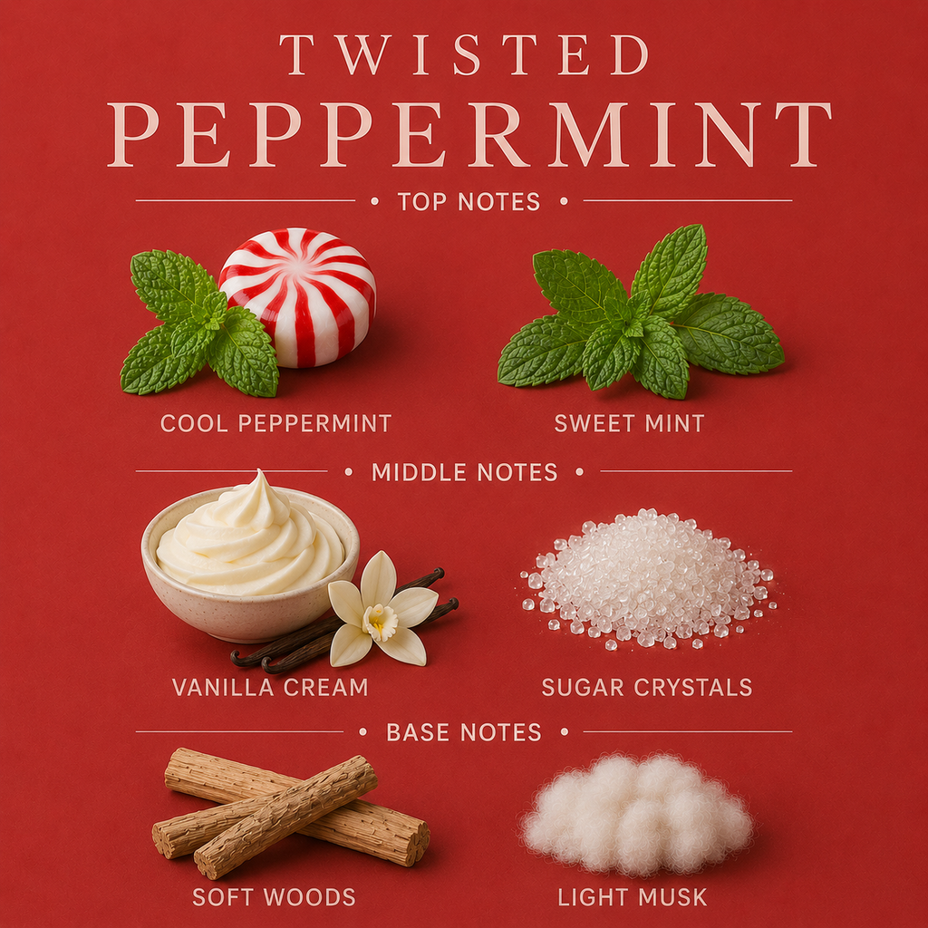 Twisted Peppermint 3-Wick Candle
