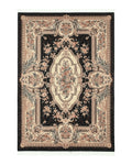 Aubusson Rug 6x9, European Design, Fine 170 KPSI, Elegant Carpet