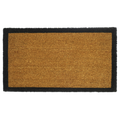 Black Border Coir Doormat