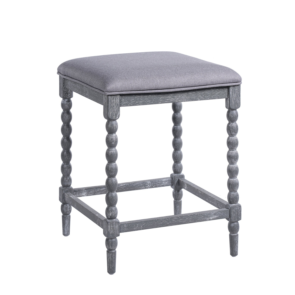 26" Counter Stools Set of 4 with Upholstered Seat