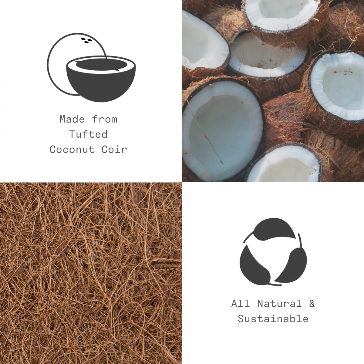Shades of Dawn Coir Doormat