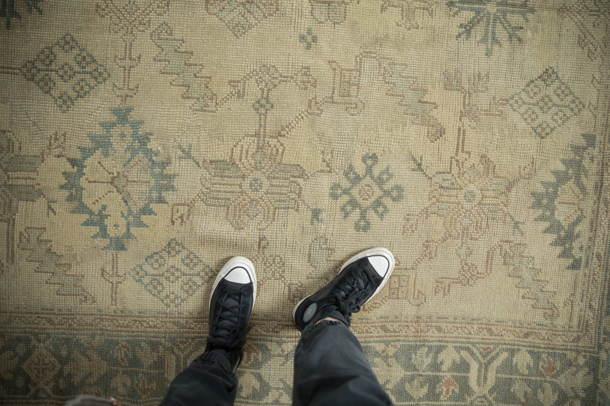 7.5x9.5 Vintage Distressed Oushak Carpet