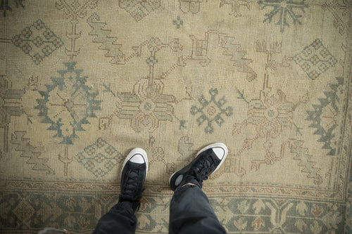 7.5x9.5 Vintage Distressed Oushak Carpet