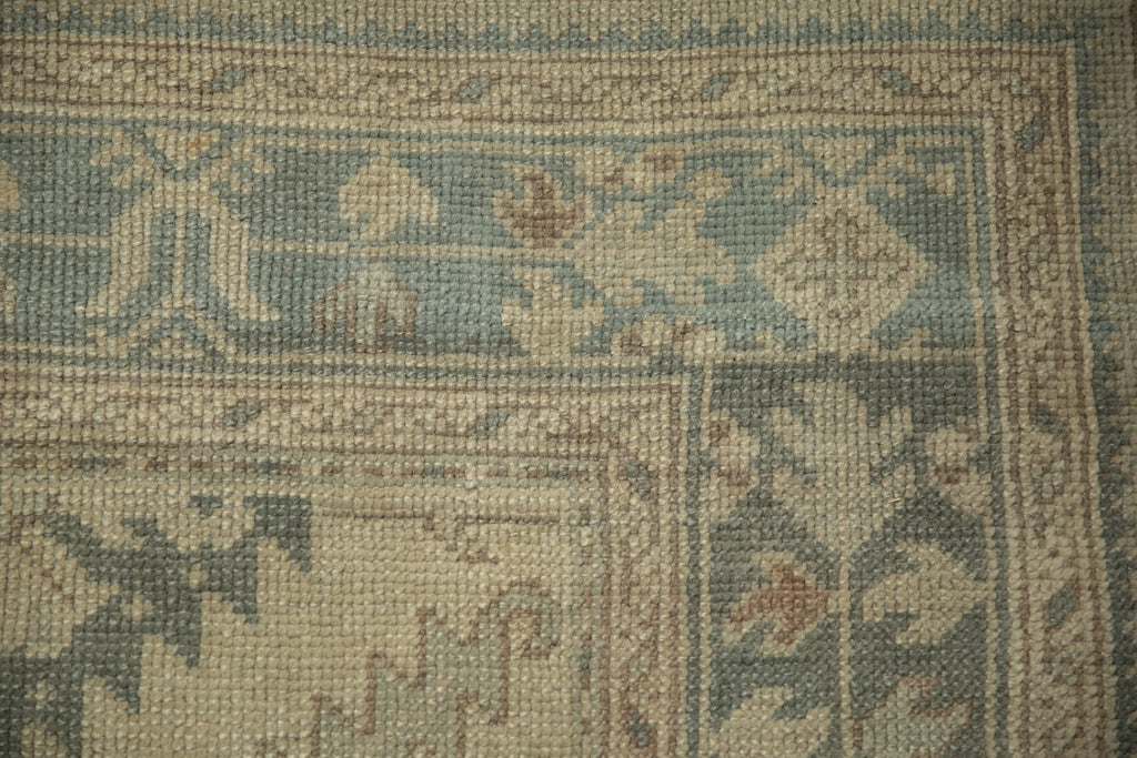 7.5x9.5 Vintage Distressed Oushak Carpet