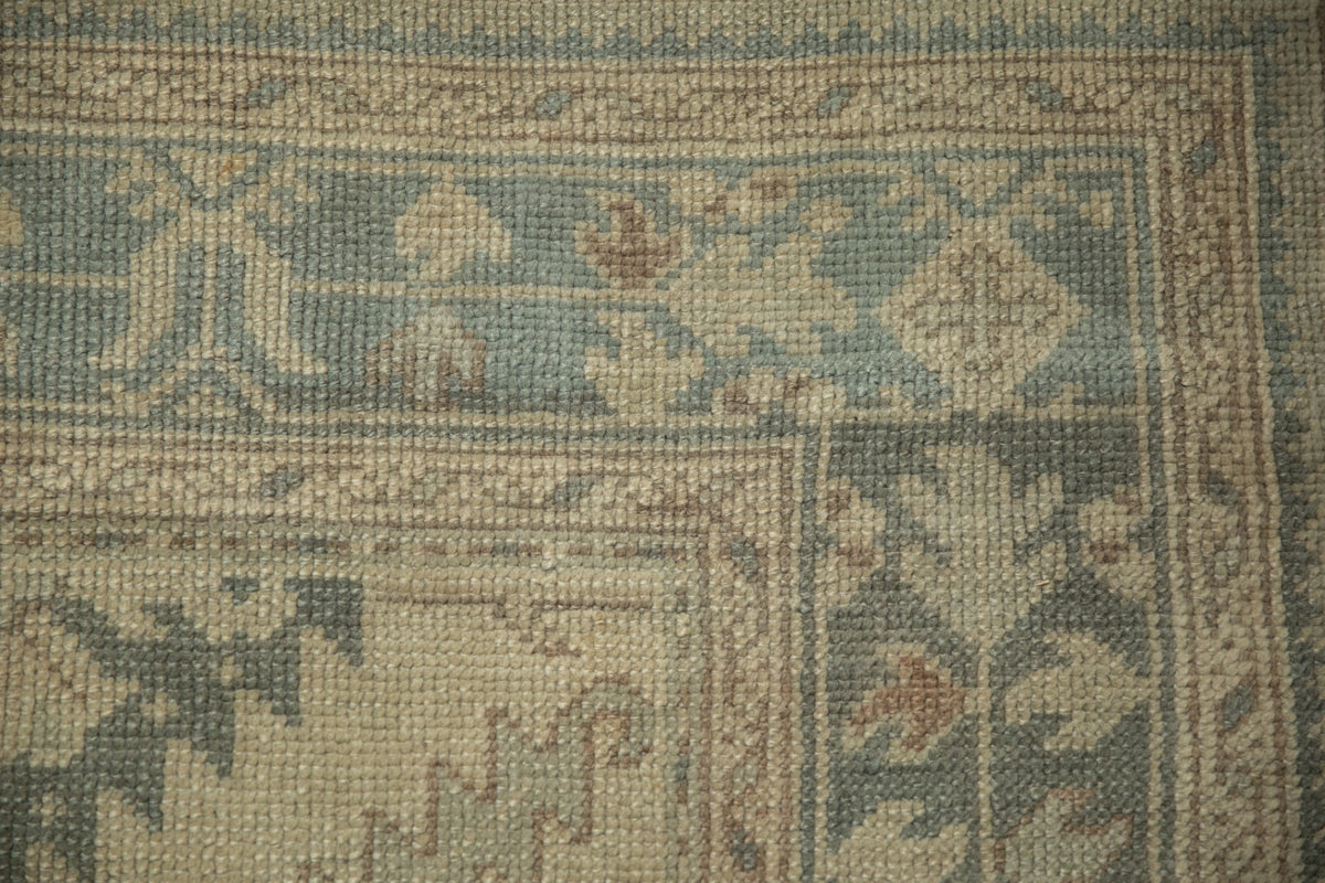 7.5x9.5 Vintage Distressed Oushak Carpet