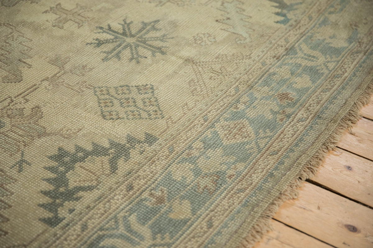 7.5x9.5 Vintage Distressed Oushak Carpet