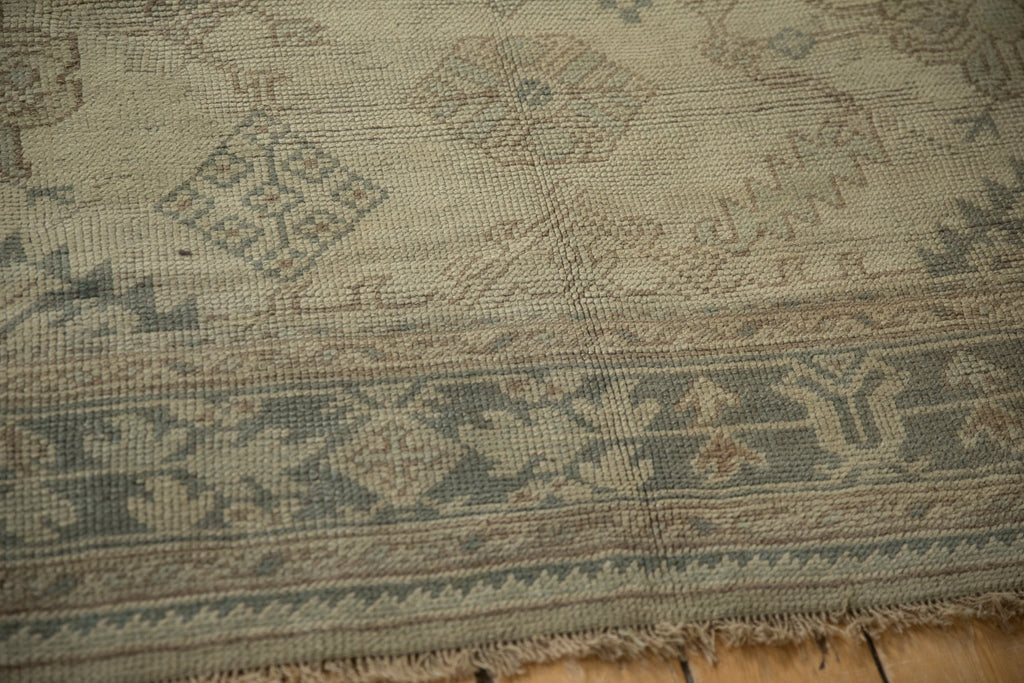 7.5x9.5 Vintage Distressed Oushak Carpet