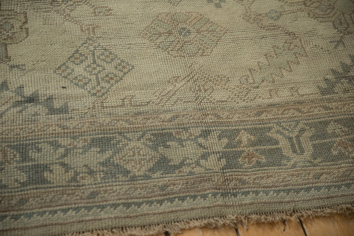 7.5x9.5 Vintage Distressed Oushak Carpet