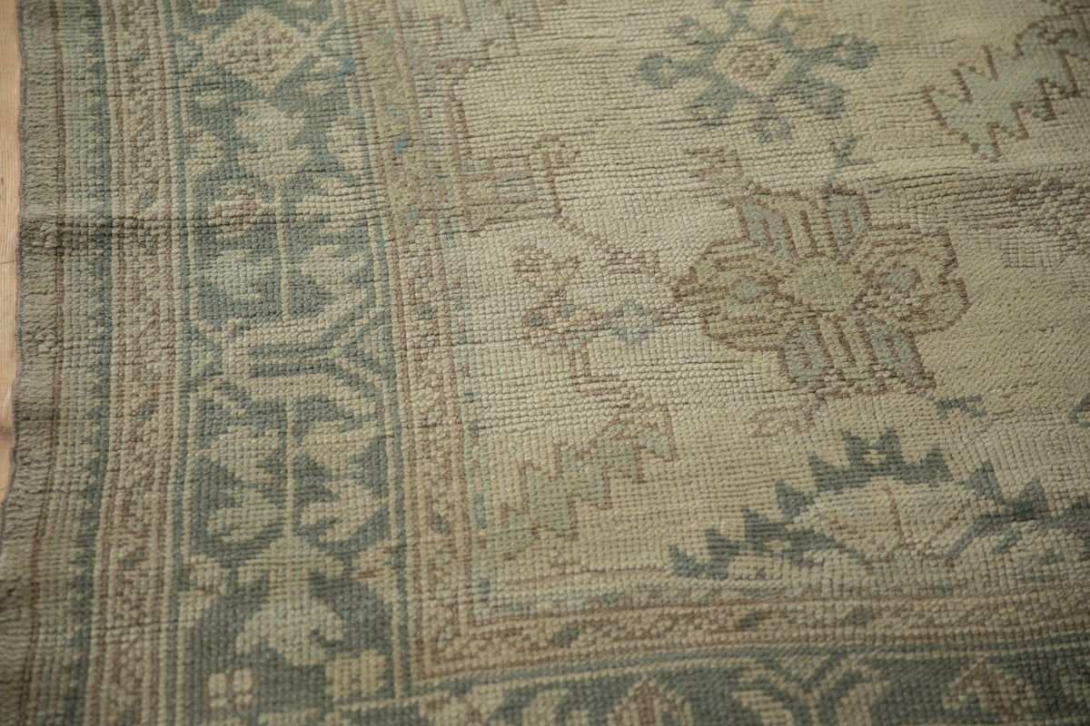 7.5x9.5 Vintage Distressed Oushak Carpet