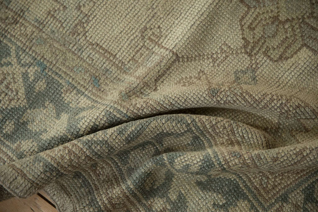 7.5x9.5 Vintage Distressed Oushak Carpet