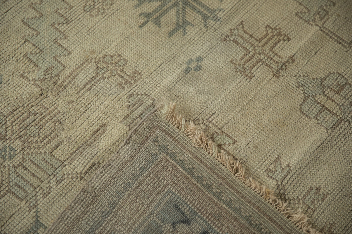 7.5x9.5 Vintage Distressed Oushak Carpet
