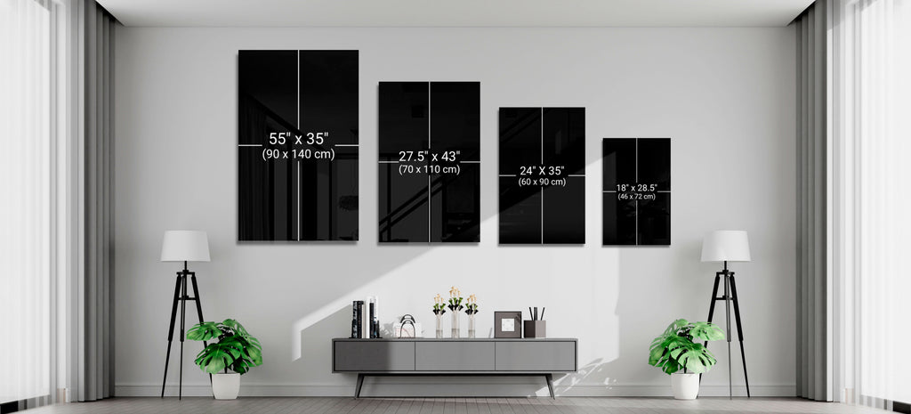Splatter Paint Eye Explosion Glass Wall Art