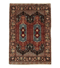 Antique Turkish Rug 4x6, Unique Rare Carpet