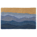 Shades of Sea - Blue Coir Doormat