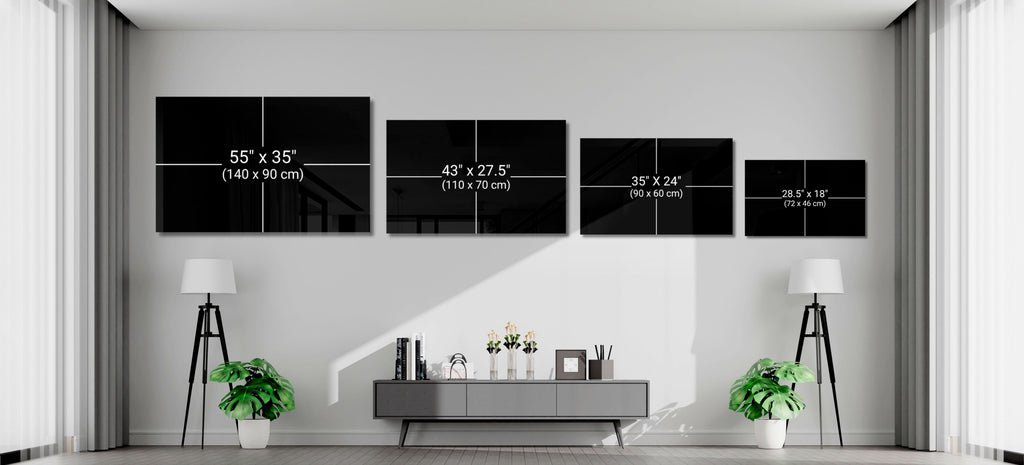 Splatter Paint Eye Explosion Glass Wall Art